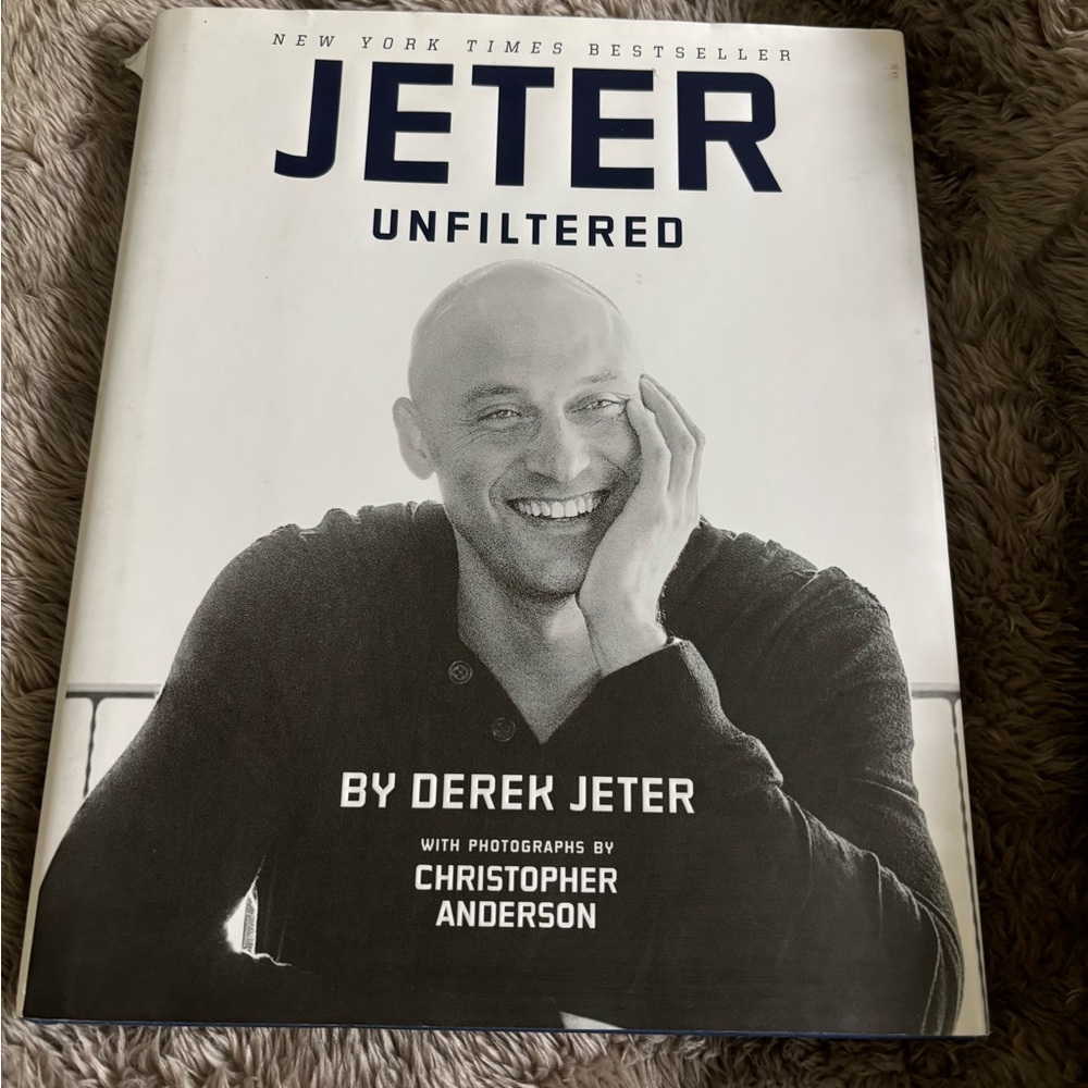 Derek Jeter Unfiltered Autobiography. Hardcover.